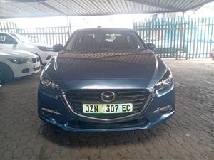 Mazda3 1.6 Automatic petrol  2018 Blue Leather interior