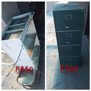 Trolley and filling cabinet