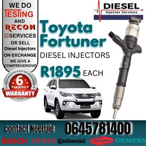 Toyota Fortuner diesel injectors for sale