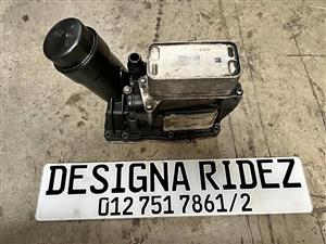 BMW F15 X5 M50d N57S OIL FILTER HOUSING WITH INTEGRATED OIL COOLER AVAILABLE.