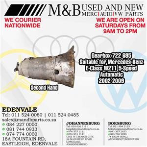 Gearbox 722 695 (Second Hand) Suitable for Mercedes-Benz E-Class W211 5-Speed Automatic 2002-2009