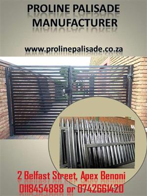 PALISADE FENCING, GATES AND PAINT