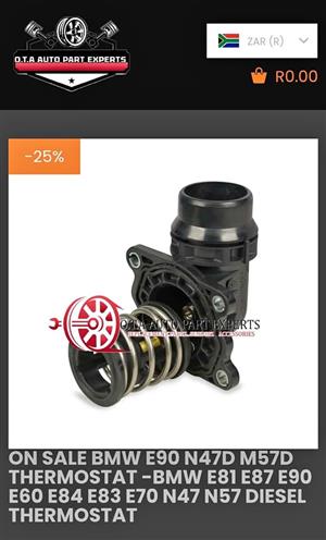 ON SALE BMW E90 N47D M57D THERMOSTAT -BMW E81 E87 E90 E60 E84 E83 E70 N47 N57 Diesel THERMOSTAT