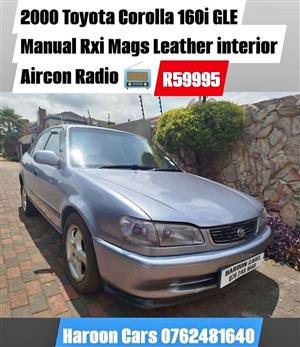 2000 Toyota Corolla 160i