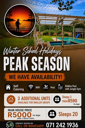 WINTER SCHOOL HOLIDAY - ACCOMMODATION