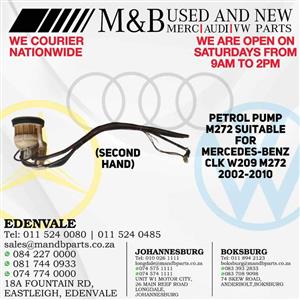 Petrol Pump M272 (Second Hand) Suitable for Mercedes-Benz CLK W209 M