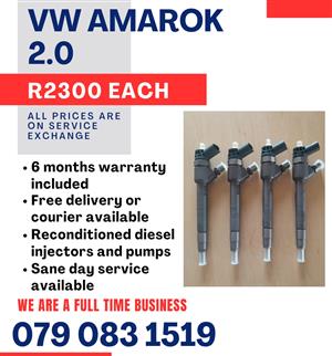 VW AMAROK 2.0 INJECTORS FOR SALE WITH WARRANTY 