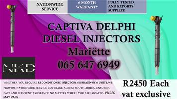 NKD INJECTORS CAPTIVA DELPHI