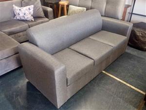 Three seater couch- charcoal grey