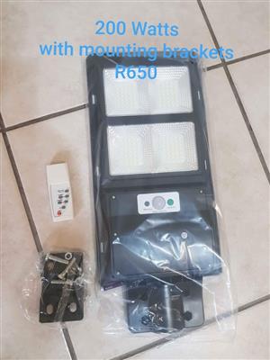 Solar powered lights available