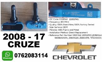 Chevrolet Cruze TPMS tyre pressure monitor sensors and valves 