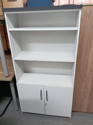 Grey filing cabinets