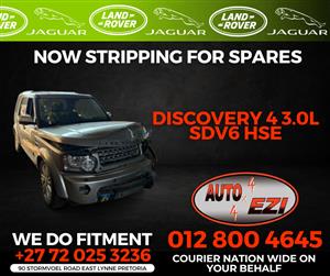 DISCOVERY 4 3.0L SDV6 HSE NOW STRIPPING FOR SPARES | AUTO EZI