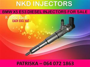 DIESEL INJECTORS NEW OR RECON ON BMW X5 E53 FOR SALE