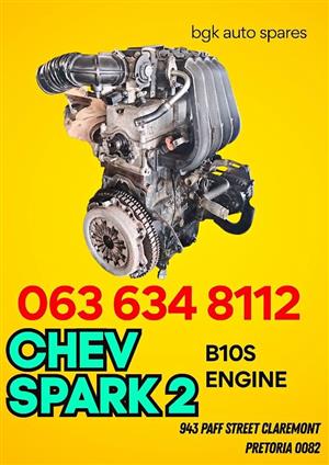 Chev spark 2 B10S engine 