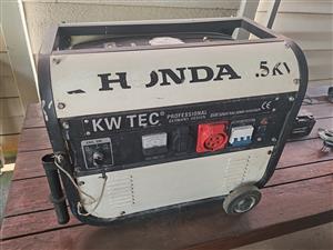 Honda kw tec 6.5kw generator 