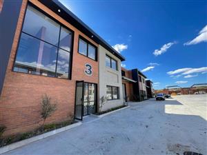 This modern unit is situated in a sought after secure Industrial Park in Samrand.