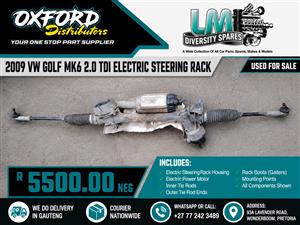 VW Golf MK6 2.0 TDI Electric Steering Rack used