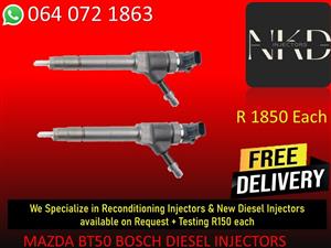 DIESEL INJECTORS FOR MAZDA BT50 BOSCH DIESEL INJECTORS FOR SALE