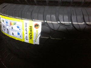 New tyres. 245/70R16c