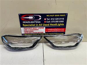 Audi A1 left and right side headlight replacement lens 