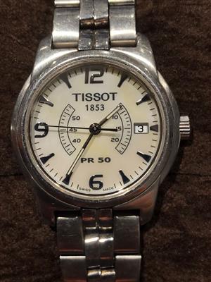 A STAINLESS STEEL LADY’S TISSOT