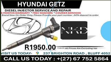 Hyundai Getz Diesel Injectors on Recondition
