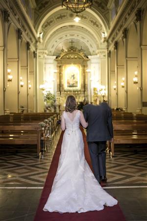 Lace wedding dress