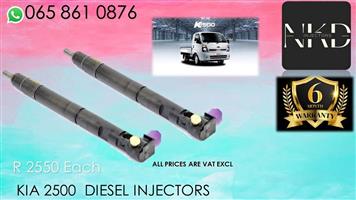 KIA 2500 DIESEL INJECTORS FOR SALE WITH TEST REPORTS