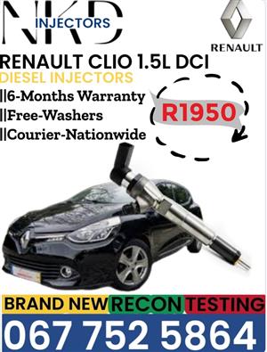 Renault Clio 1.5L Bosch Diesel injectors 