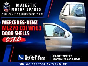 2000 Mercedes-Benz ML270 CDI W163 Door Shells for Sale – Used 