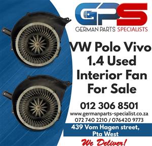 Vw Polo Vivo used  interior fan for sale