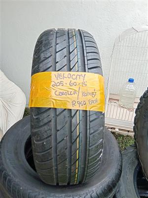 Velocity tyres NEW..
