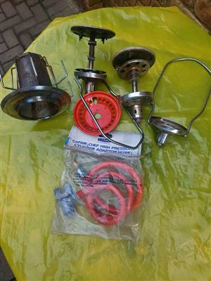 Lot for sale,gas lamps holders and stuff.