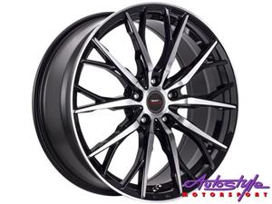 15″ A-Line Mercer 5/100 BKMF Alloy Wheels
