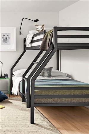 Steel frame bunk beds