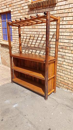 Rustic Wooden Bar / Drinks Station 
