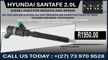 Hyundai Santafe 2.0L Diesel Injectors 