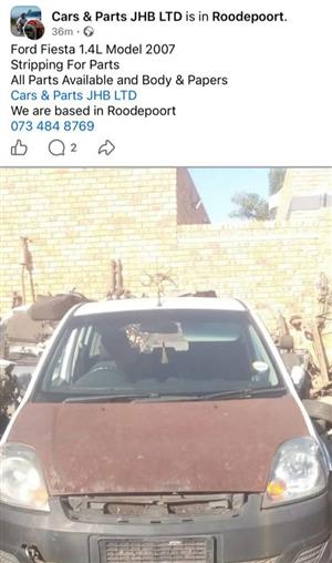 All Ford Fiesta 2007 1.6L Petrol/Diesel Used Spare Parts