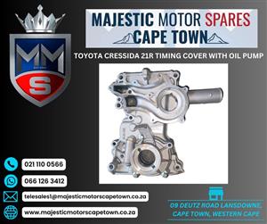 TOYOTA CRESSIDA 21R TIMING COVER WITH OIL PUMP