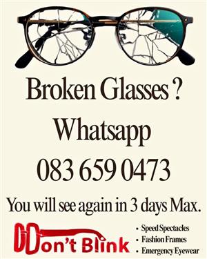 We make new glasses.