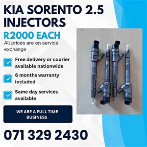 KIA SORENTO 2.5 INJECTORS FOR SALE WITH WARRANTY