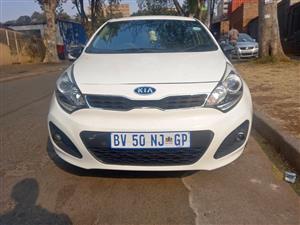 2012 Kia Rio 1.4 Tec Manual Petrol, White, Leather seat 89000kms