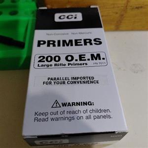 CCi 200 large rifle primers
