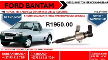 Ford Bantam 1.4L Diesel Injectors