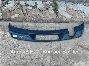 Rear Back Bumper Spoiler for Audi A3 