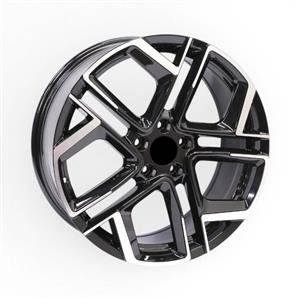 19″ Y1243 Taigo 5/112 Black Machine Face Alloy Wheels