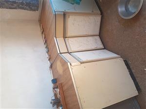 Steel kitchen cabinets