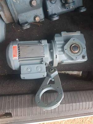 2x sew motors with gearboxes