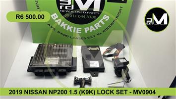 2019 NISSAN NP200 1.5 (K9K) LOCKSET - MV0904